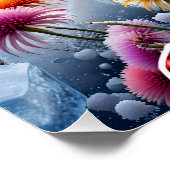 Natur mit Zeit Poster (Ecke)