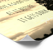 Natur Muir Zitat Poster sepia tonisierte (Ecke)