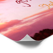 Natur Muir Zitat über Sonnenuntergang Fotowand Kun Poster (Ecke)