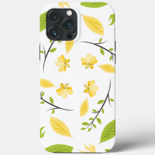 Natur Muster Blätter Zeichnung Skizze Blumen Case-Mate iPhone Hülle