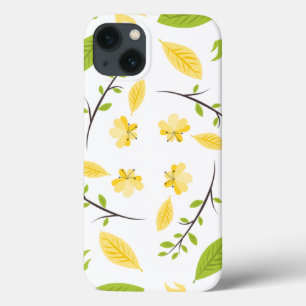 Natur Muster Blätter Zeichnung Skizze Blumen Case-Mate iPhone Hülle