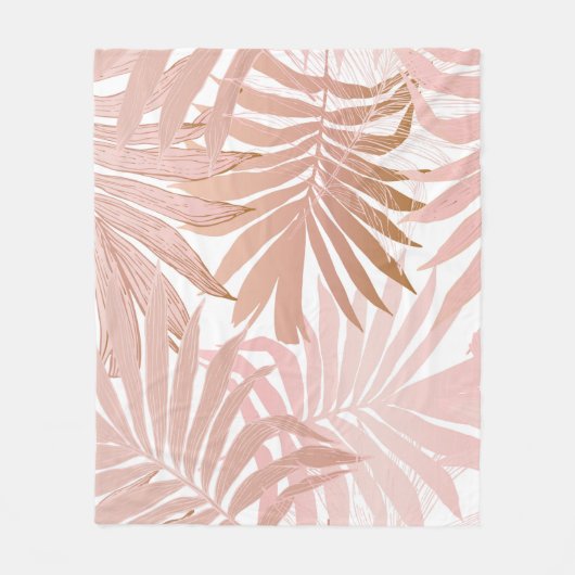 Natur nahtlos Muster. Handgezeichnete abstrakte Tr Fleecedecke (Vorderseite)