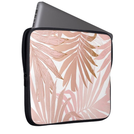 Natur nahtlos Muster. Handgezeichnete abstrakte Tr Laptopschutzhülle (Vorne Rechts)