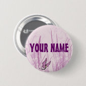 Natur-Namensschild Button (Vorne & Hinten)