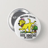 Natur nennt Knopf Button (Vorne & Hinten)