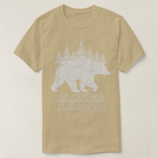 Natur Outdoor Vacation Camping T-Shirt (Design vorne)
