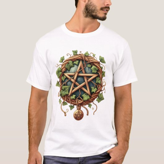 Natur-Pentagramm T-Shirt (Vorderseite)