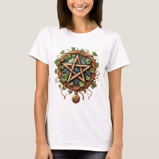 Natur-Pentagramm T-Shirt (Vorderseite)