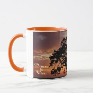 Natur Persönlicher Hochzeitstag Jubiläum Tasse