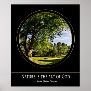 Natur-Plakat - Kunst des Gottes Poster