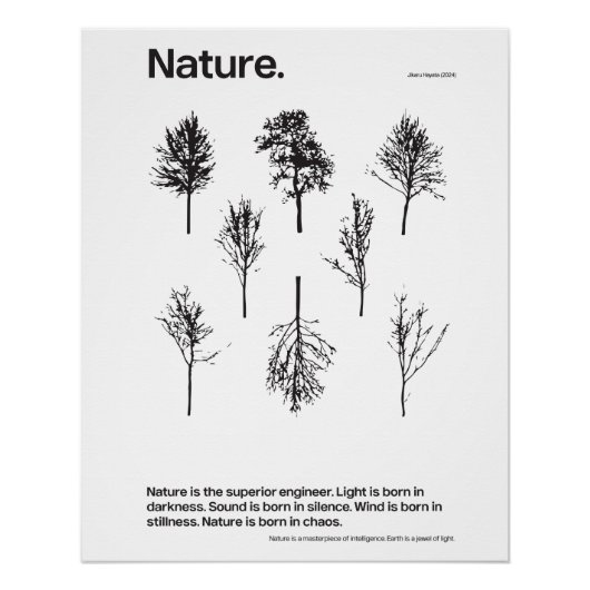 Natur Poster (Vorderseite)