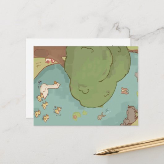 Natur-Postkarte Postkarte (Vorderseite/Rückseite Beispiel)