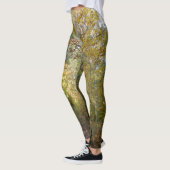 Natur pur Wald grün Baum Pflanzen Leggings (Links)