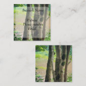 Natur Quadratische Visitenkarte (Vorne/Hinten)
