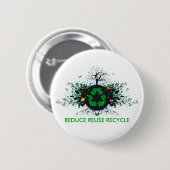 Natur recycelt button (Vorne & Hinten)