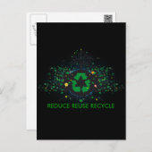 Natur Recycle Postkarte (Vorne/Hinten)