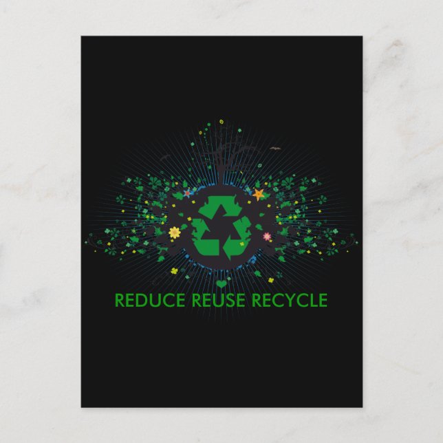 Natur Recycle Postkarte (Vorderseite)