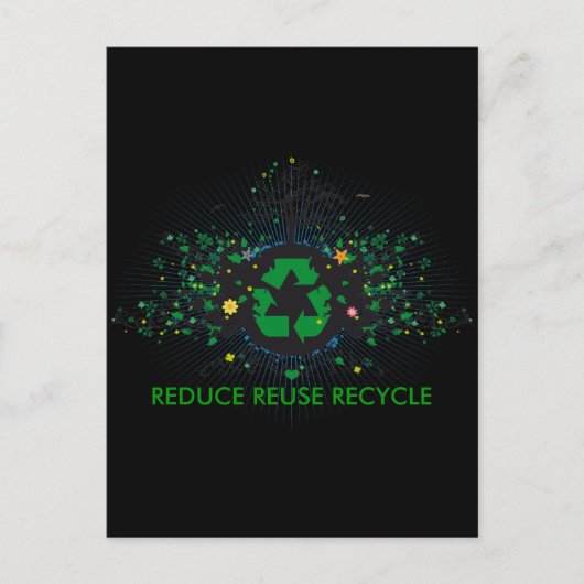 Natur Recycle Postkarte (Vorderseite)