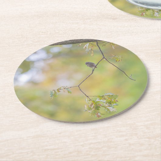 Natur Runder Pappuntersetzer (Angewinkelt)