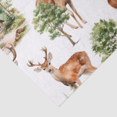 Natur Rustic Deer Wildlife Weihnachten Seidenpapier (Detail)
