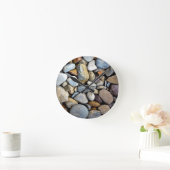 Natur schaukelt Flussbett Runde Wanduhr (Zuhause)