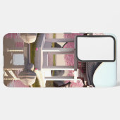 Natur Schöne Landschaft Sakura Kirchen Blossom Gar Samsung Galaxy Hülle (Linke Seite)