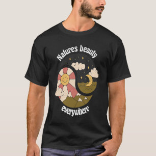 Natur Schönheit überall Retro Natur Designs voraus T-Shirt