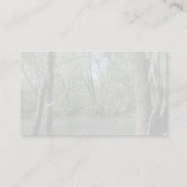 Natur-Schönheit Visitenkarte (Rückseite)