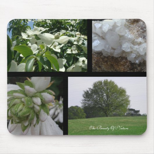 Natur-Schönheits-Collage Mousepad (Vorne)