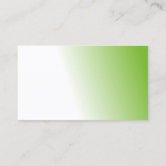 Natur schützen schlichten den Umwelt-eleganten Visitenkarte (Rückseite)