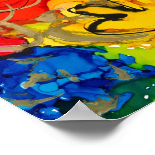 Natur spricht Lovitude Wallfahrtskirche Poster (Ecke)