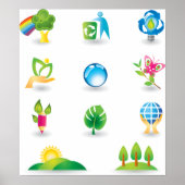 Natur-Symbole Poster (Vorne)