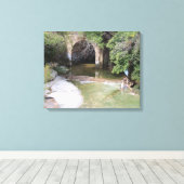 Natur-Szene der Wasserscheide Leinwanddruck (Insitu (Holzboden))