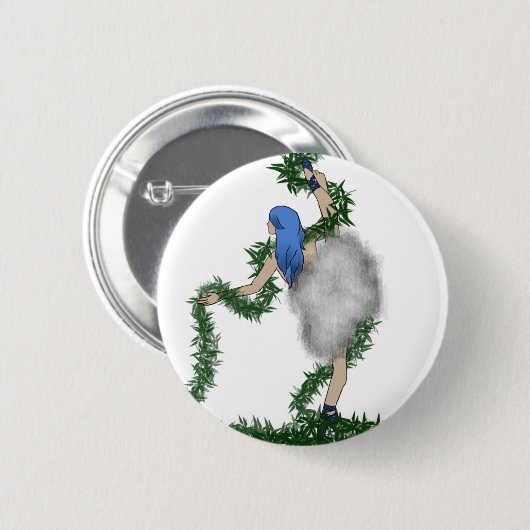 Natur-Tänzer Button (Vorne & Hinten)