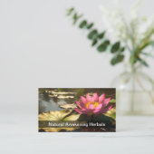 Natur-Thema Visitenkarte (Stehend Vorderseite)