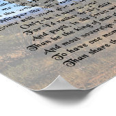 Natur, Thoreau Poster (Ecke)