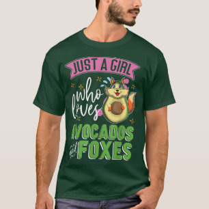 Natur Tier Niedlich nur ein Mädchen, das Avocados  T-Shirt