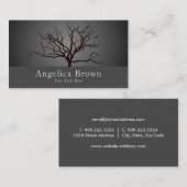 Natur - Tree Business Card Visitenkarte (Vorne/Hinten)
