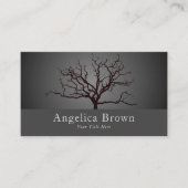 Natur - Tree Business Card Visitenkarte (Vorderseite)