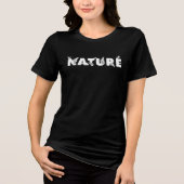 Natur Tri-Blend Shirt (Vorderseite)
