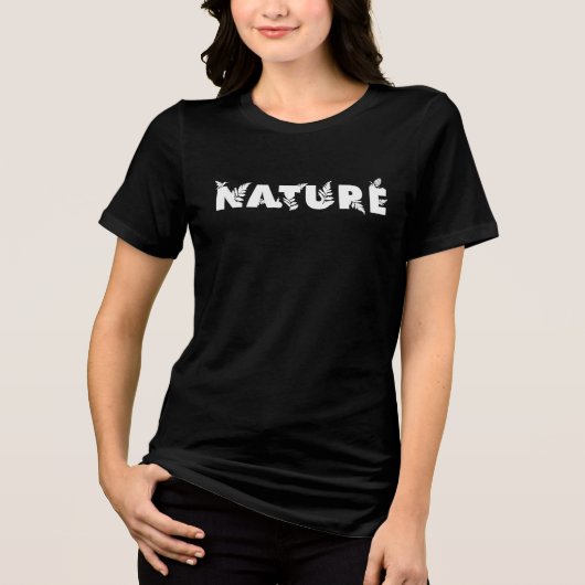 Natur Tri-Blend Shirt (Vorderseite)