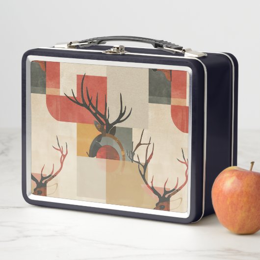 Natur trifft moderne Kunst Metall Brotdose (Beispiel)