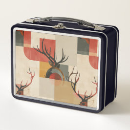 Natur trifft moderne Kunst Metall Brotdose