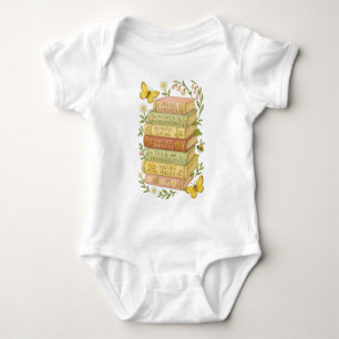 Natur und Botanischer Stapel buchen Baby Strampler