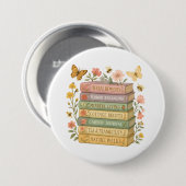 Natur und Botanischer Stapel buchen Button (Vorne & Hinten)