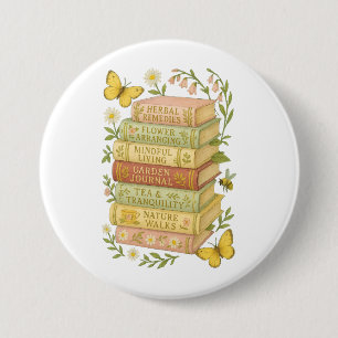 Natur und Botanischer Stapel buchen Button