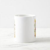 Natur und Botanischer Stapel buchen Kaffeetasse (Mittel)