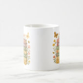 Natur und Botanischer Stapel buchen Kaffeetasse (Mittel)