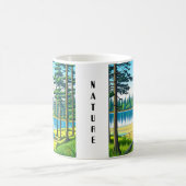 Natur und Camping Kunst Kaffeetasse (Mittel)