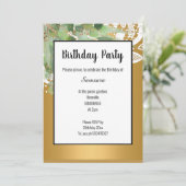 NATUR- UND LACE-JEDEN ANLASS EINLADUNG (Stehend Vorderseite)